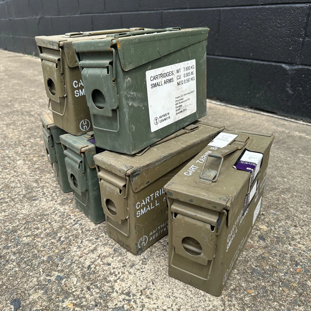 30 CAL Ammo Tracer Box Used - Image 3