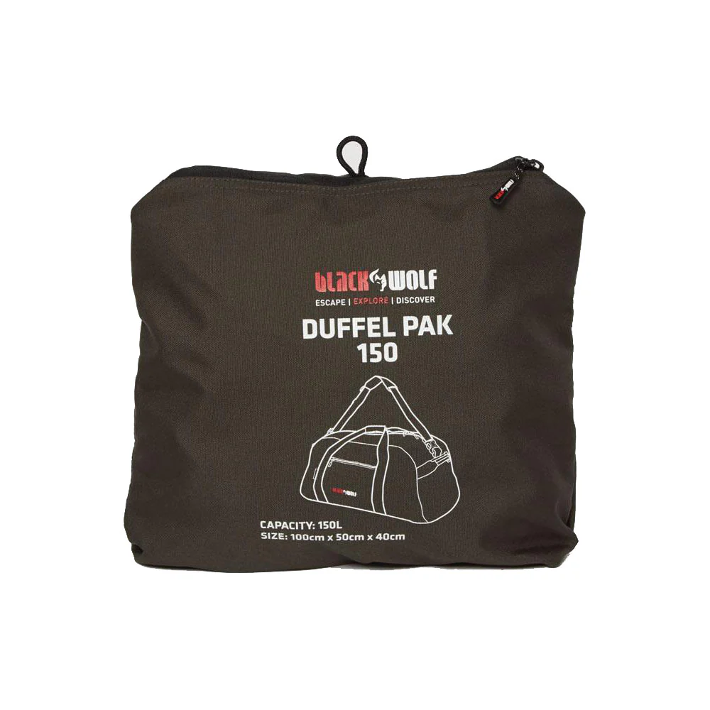Black Wolf Duffelpack 150L Duffle Bag - Image 6