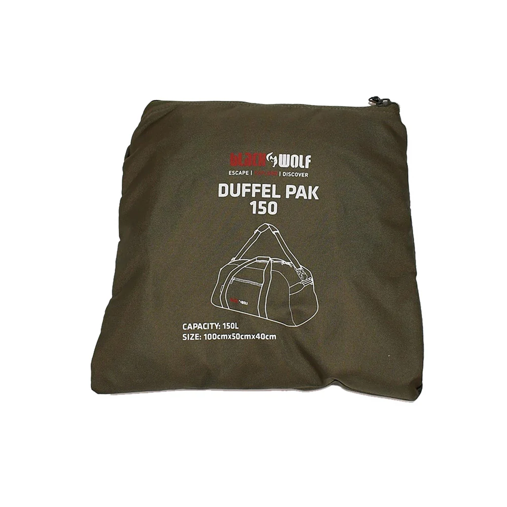 Black Wolf Duffelpack 150L Duffle Bag - Image 7