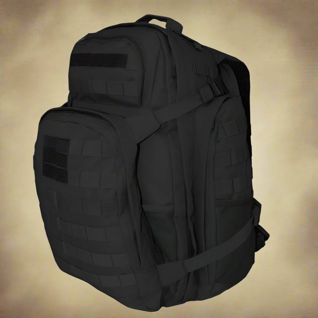 Tactical Military Molle Backpack Black - Image 3
